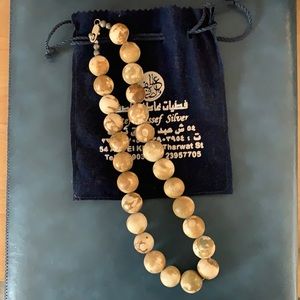 Egyptian stone necklace